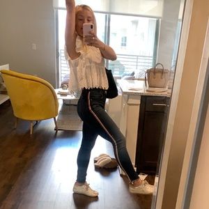 Abercrombie Simone High-Rise Ankle Jean 25